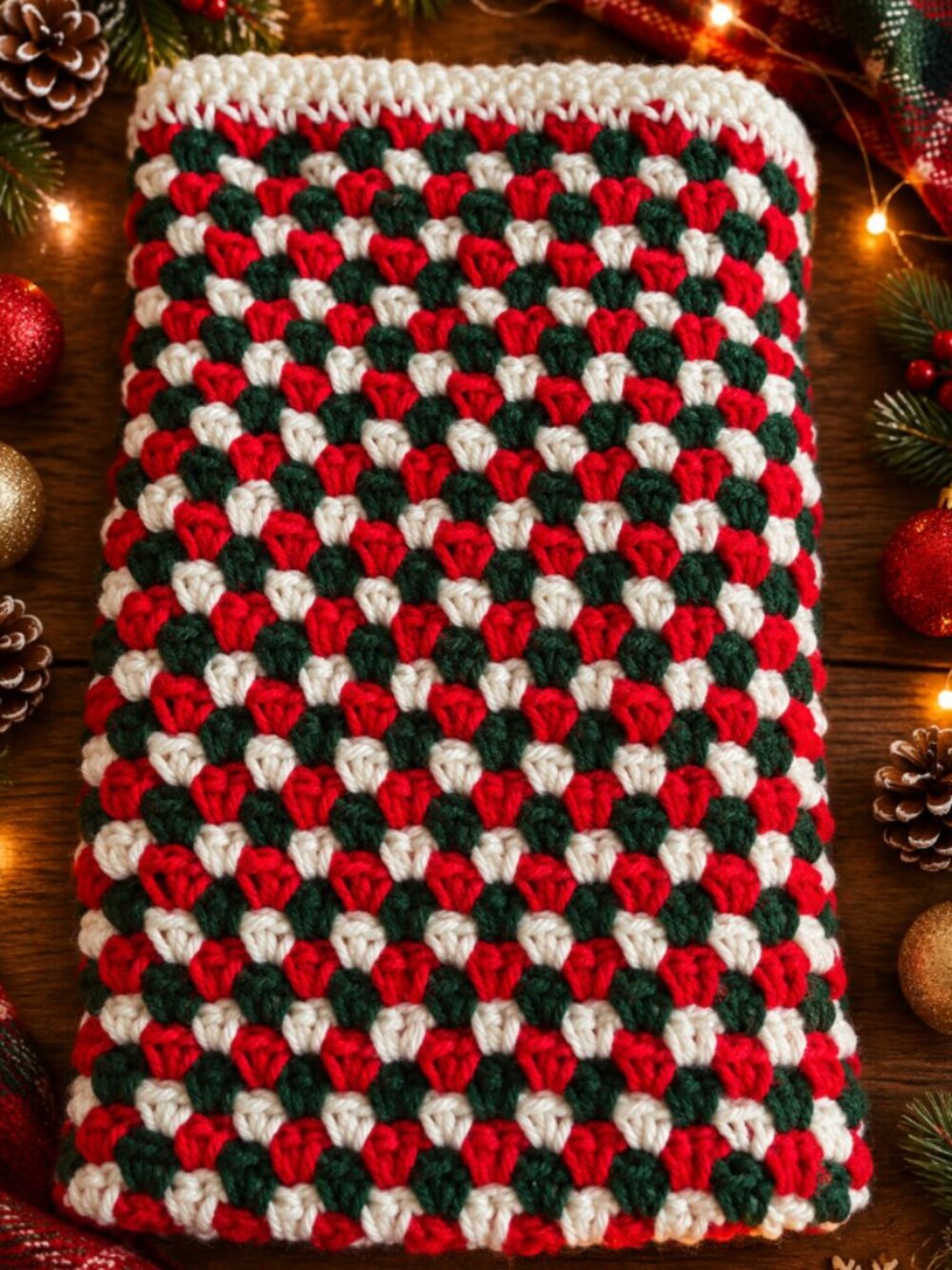 Crochet Christmas Lap/Baby Blanlet